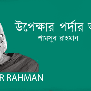 Upekkhar Pordhar Arale উপেক্ষার পর্দার আড়ালে