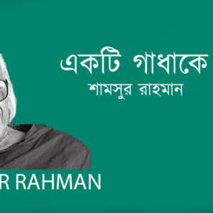 Ekti Gadhake Dekhi একটি গাধাকে দেখি