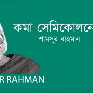 Koma semikoloner Vire কমা সেমিকোলনের ভিড়ে