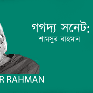 Godyo Sonet-12 গগদ্য সনেট: ১২