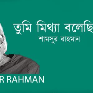 Tumi Mithha Bolecile তুমি মিথ্যা বলেছিলে