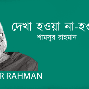 Dekha Howa Na Howa দেখা হওয়া না-হওয়া