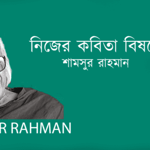 Nijer Kobita Bishoye Kobita নিজের কবিতা বিষয়ে কবিতা